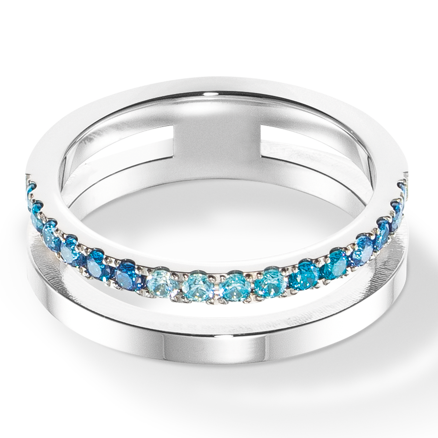 Eternal Unity Bague argent-bleu