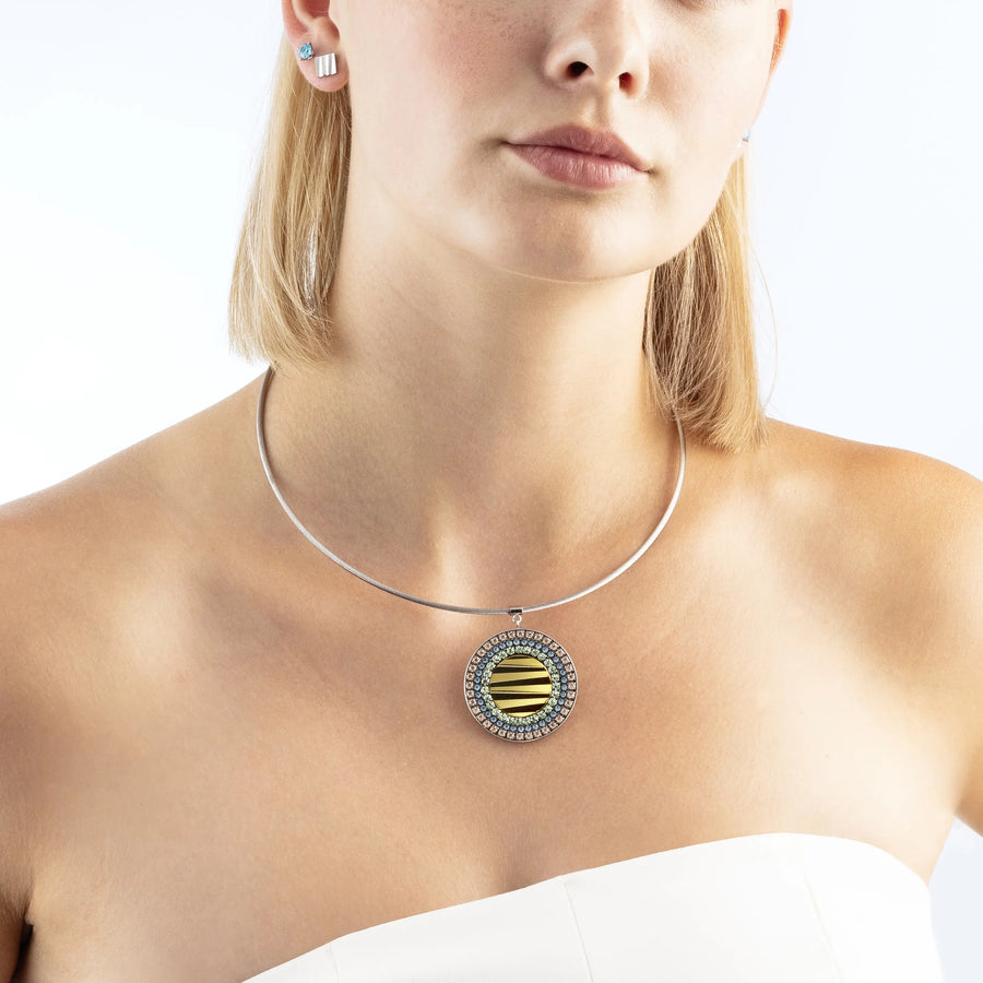 Clous d'oreilles Square Wave argent