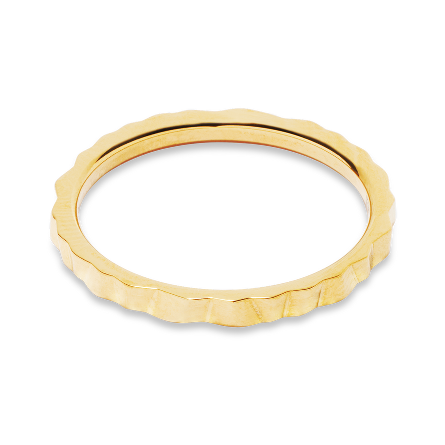 Bague Slim Wave Gold