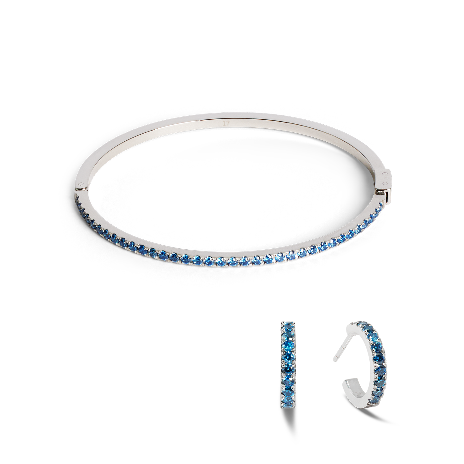 Bracelet Eternal Love argent-bleu