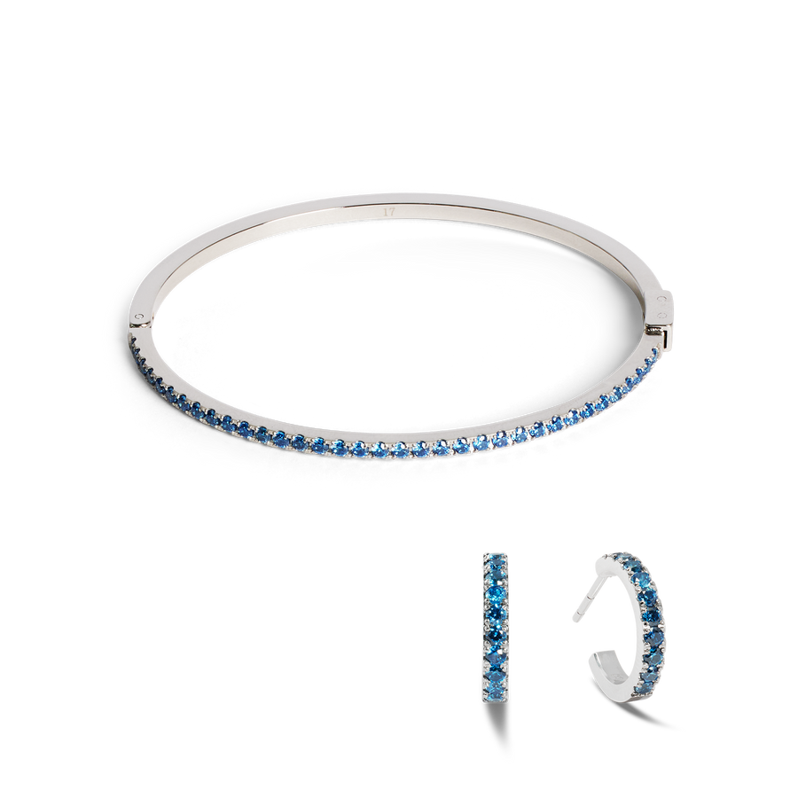 Bracelet Eternal Love argent-bleu