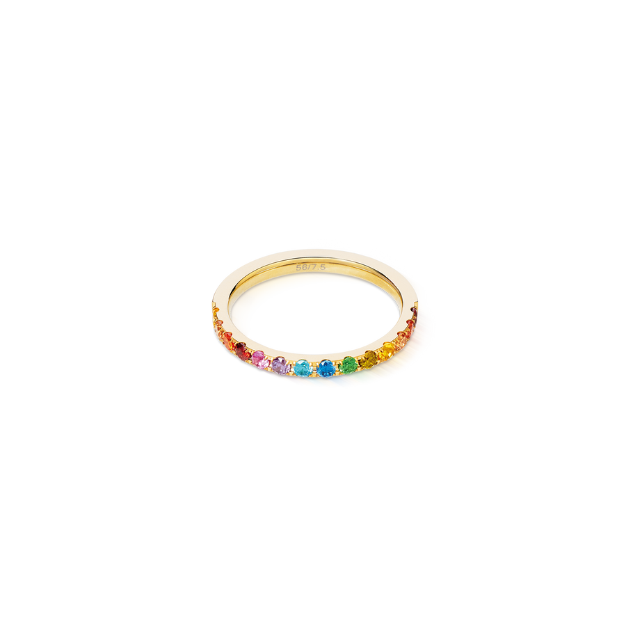 Bague Eternal Love or-rainbow