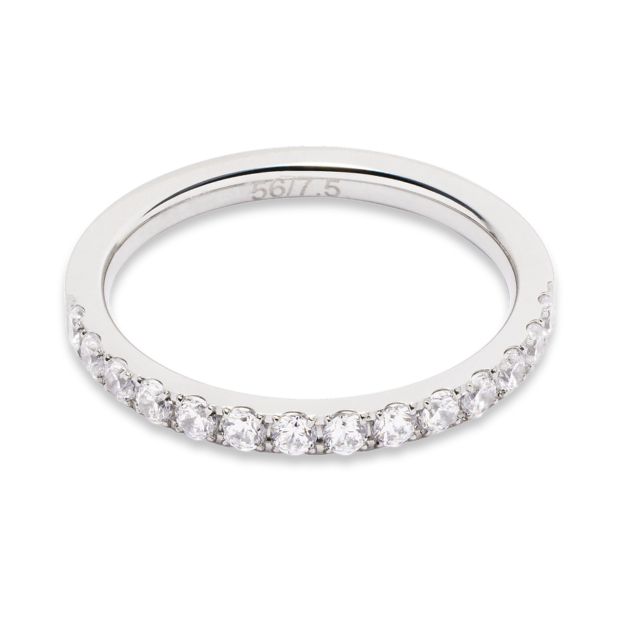 Bague Eternal Love argent-cristal