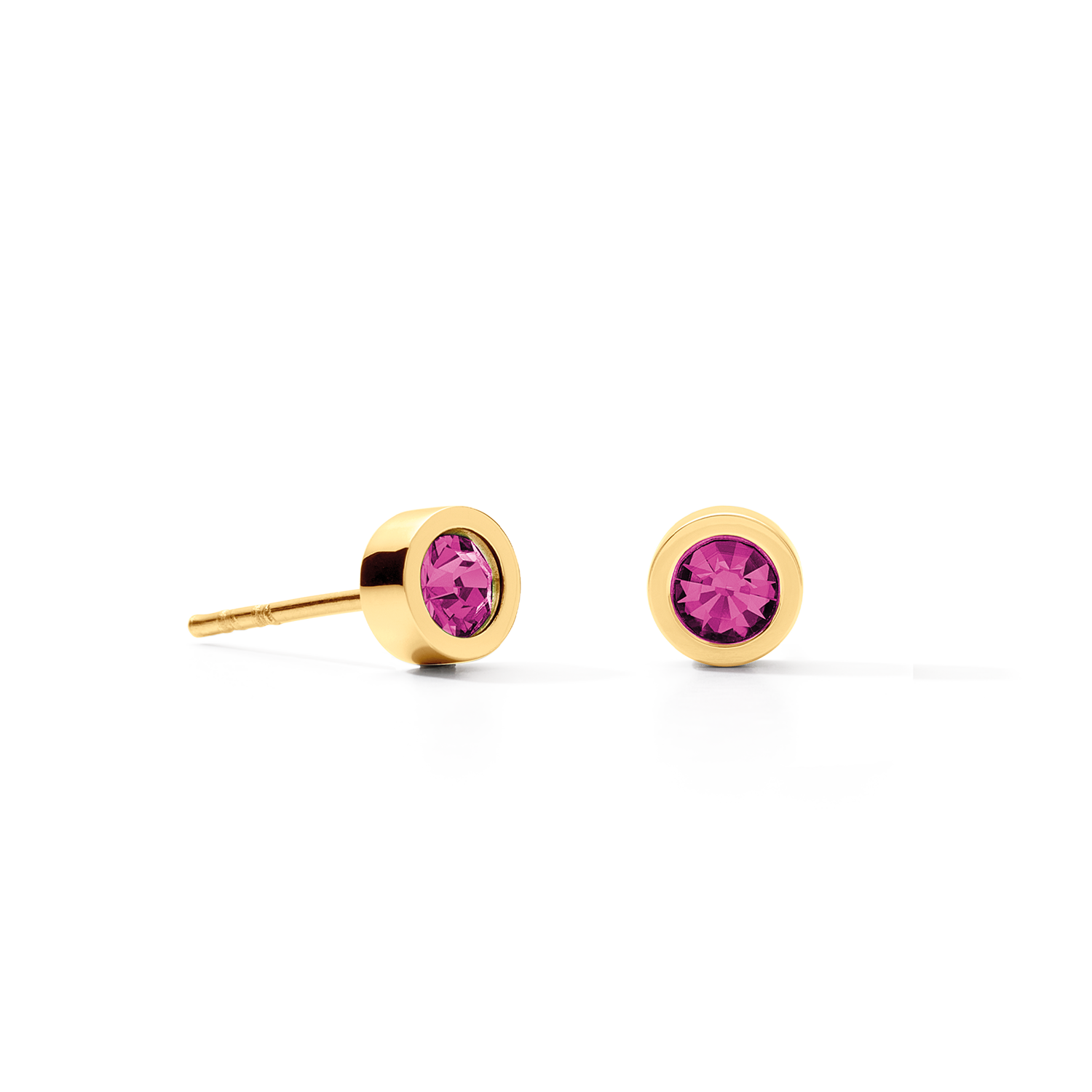 Boucles d'oreilles Sparkling Dots or-rose vif