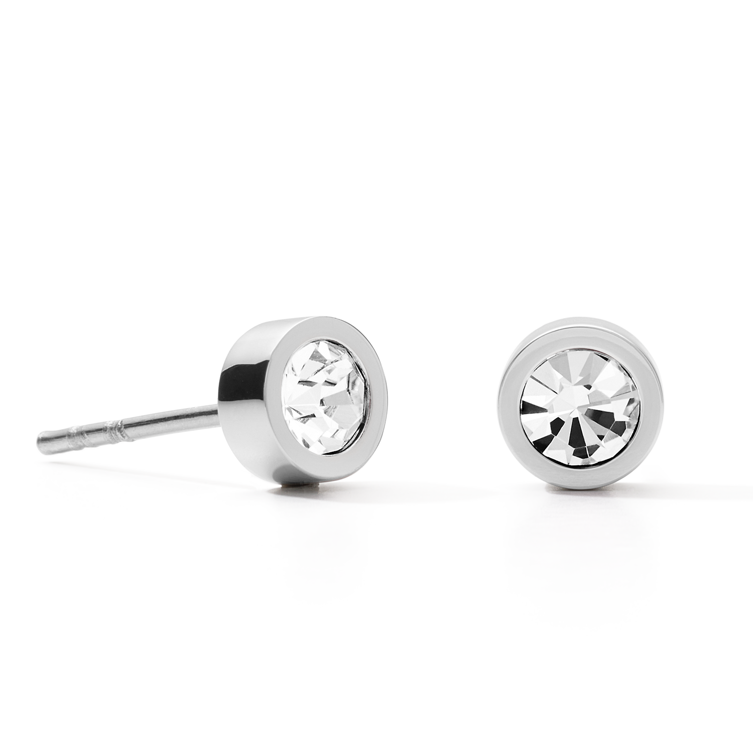 Boucles d'oreilles Sparkling Dot argent-cristal