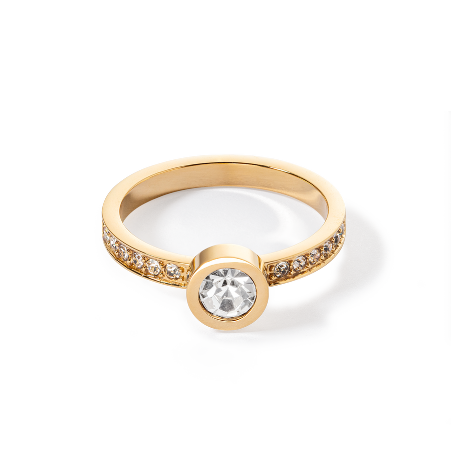 Bague Sparkling Dots or cristal