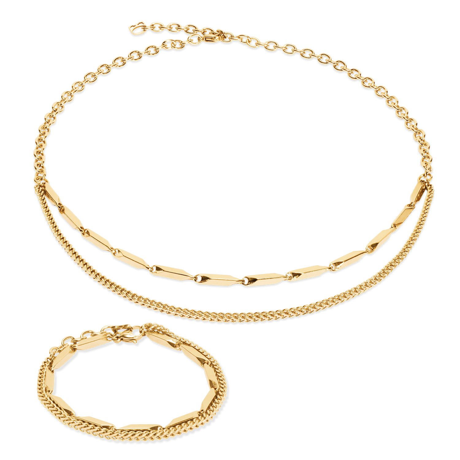 Collier Twisted Layers or