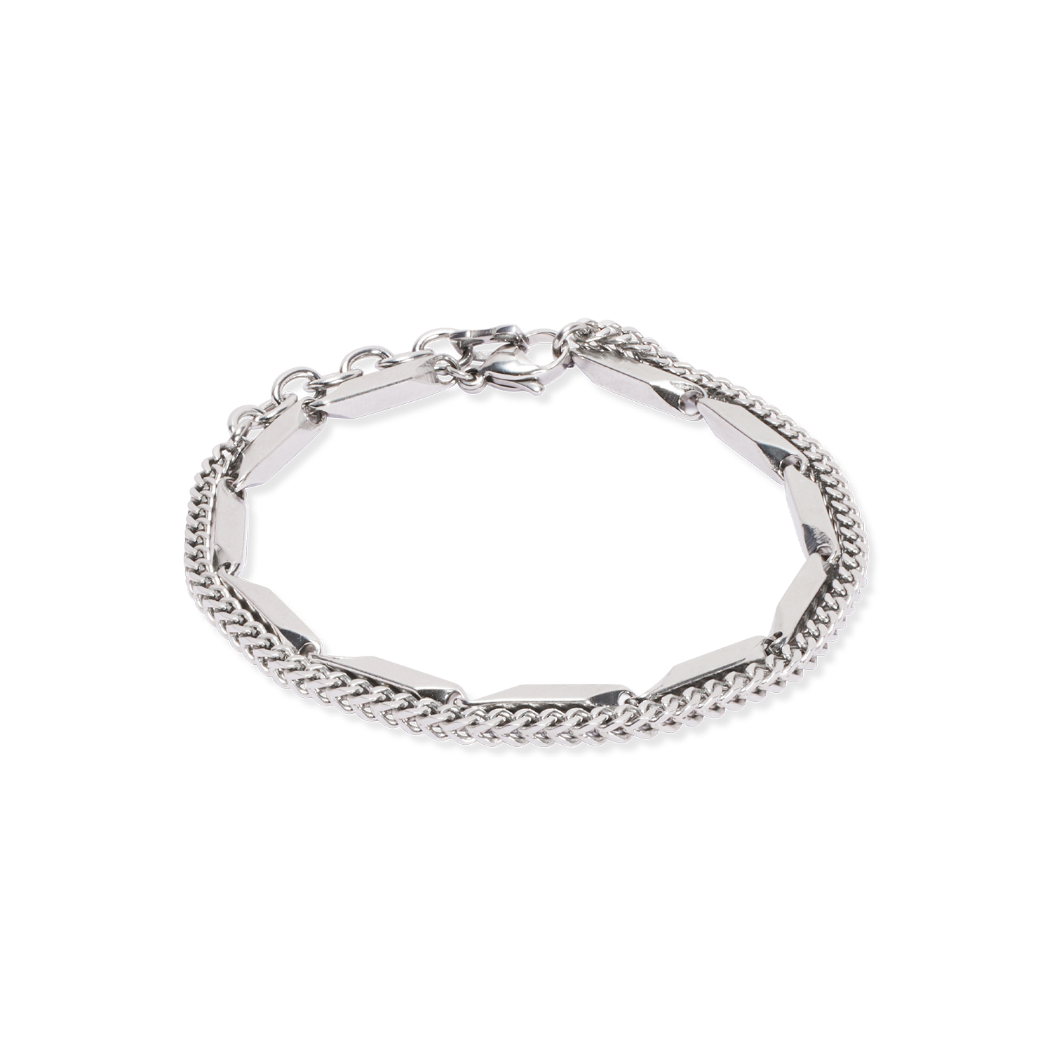 Bracelet Twisted Layers argent