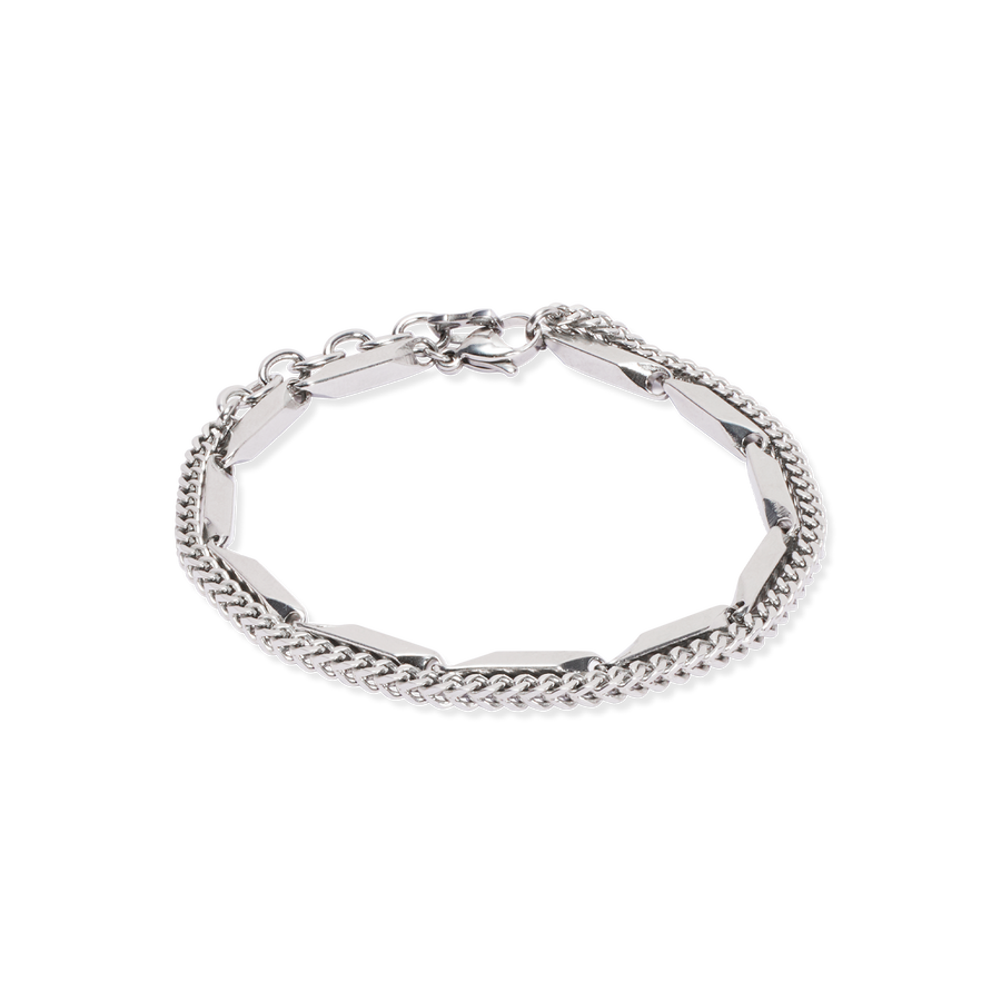 Bracelet Twisted Layers argent