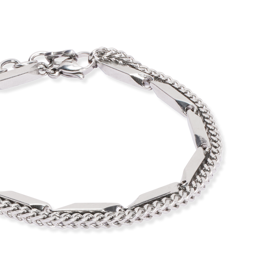 Bracelet Twisted Layers argent