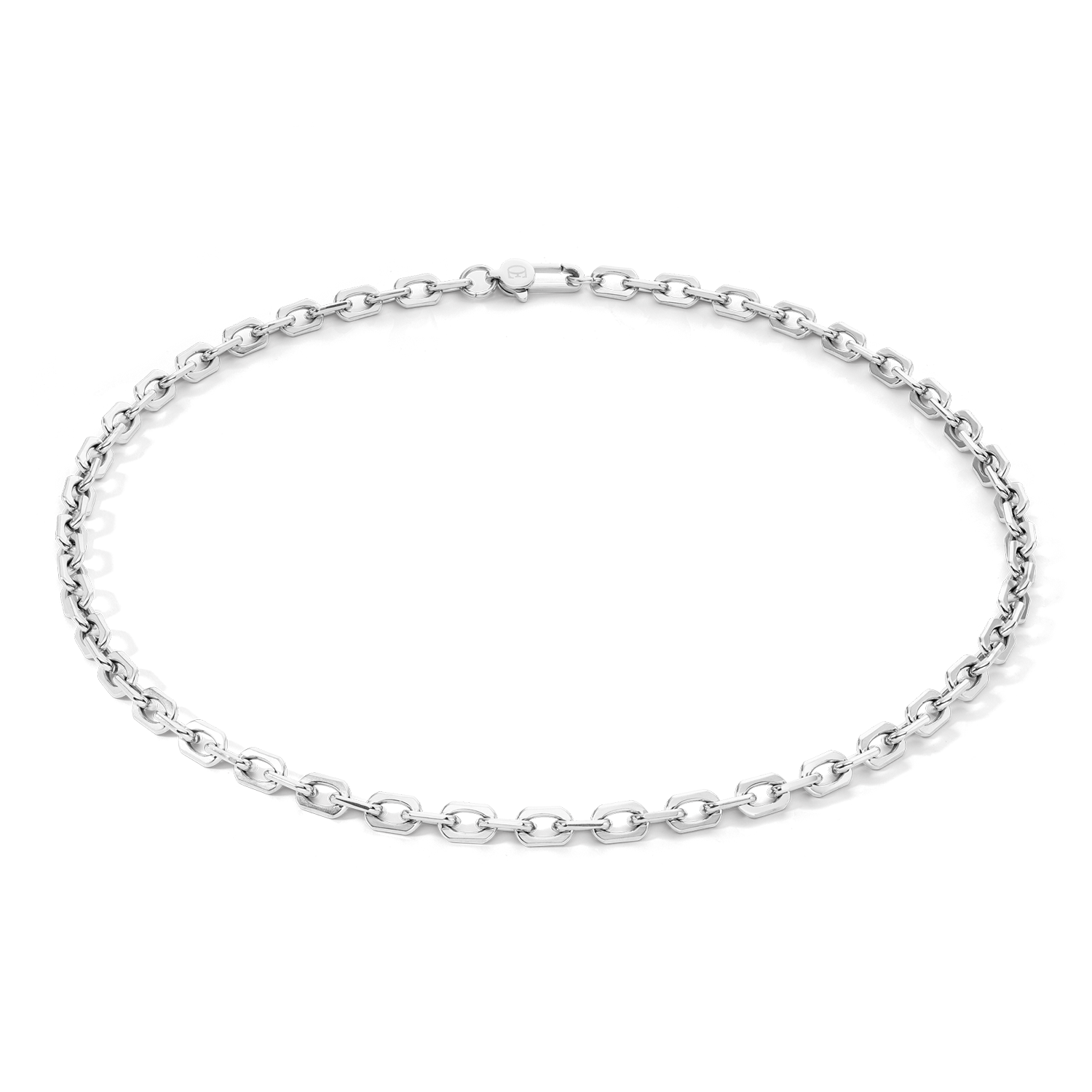 Collier link chain argent