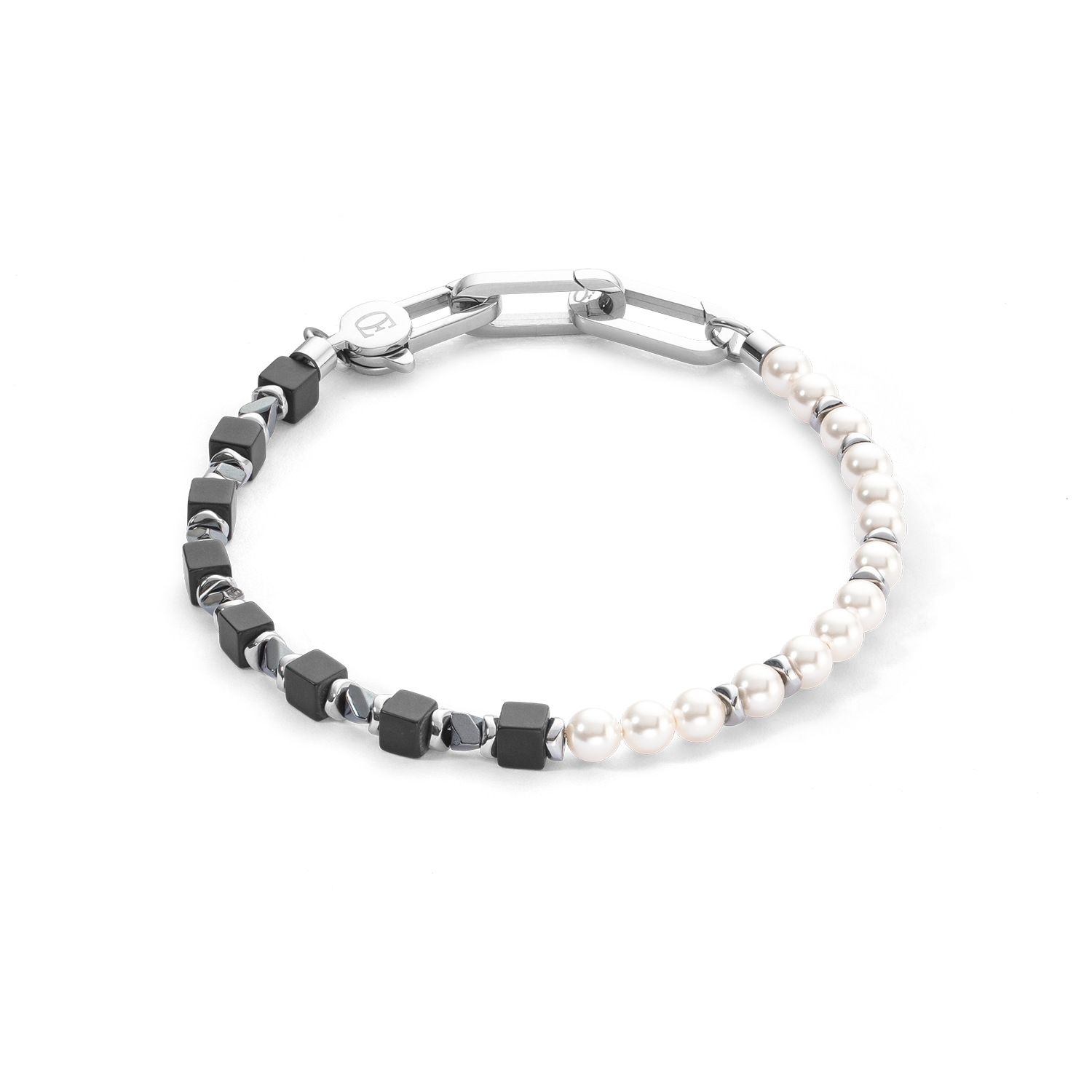 Bracelet Precious Fusion Pearls noir