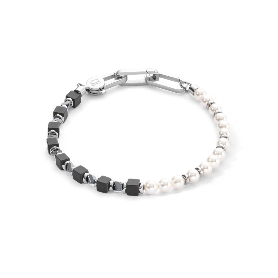 Bracelet Precious Fusion Pearls noir