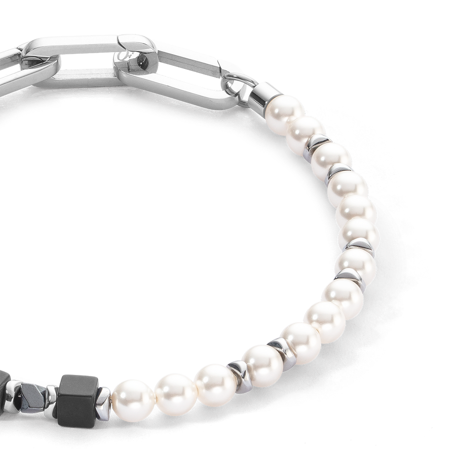 Bracelet Precious Fusion Pearls noir