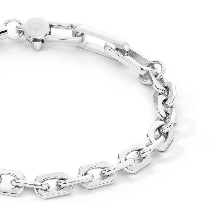 Bracelet Pearls Fusion link chain blanc