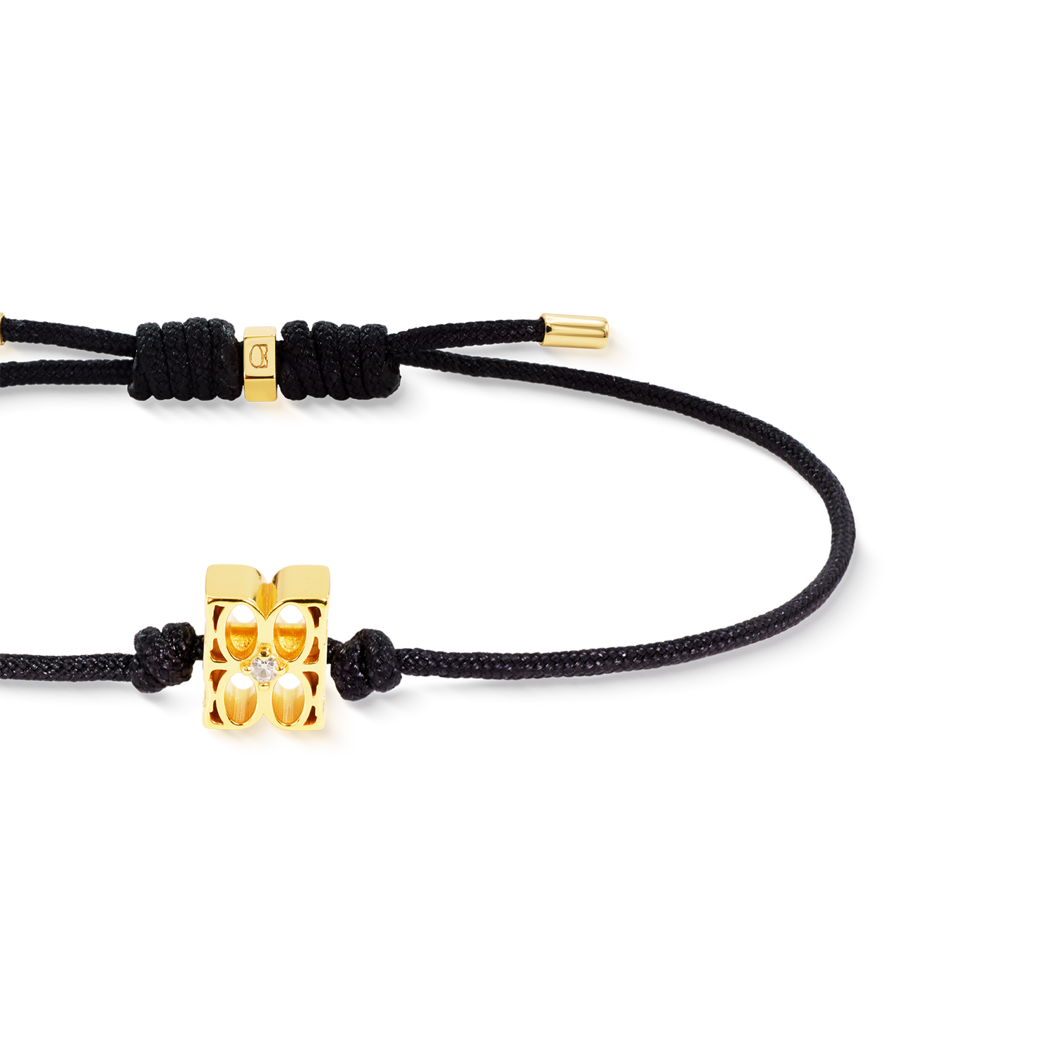 COEUR DE LION Fine Edition Bracelet Signature noir-or – Aperçu