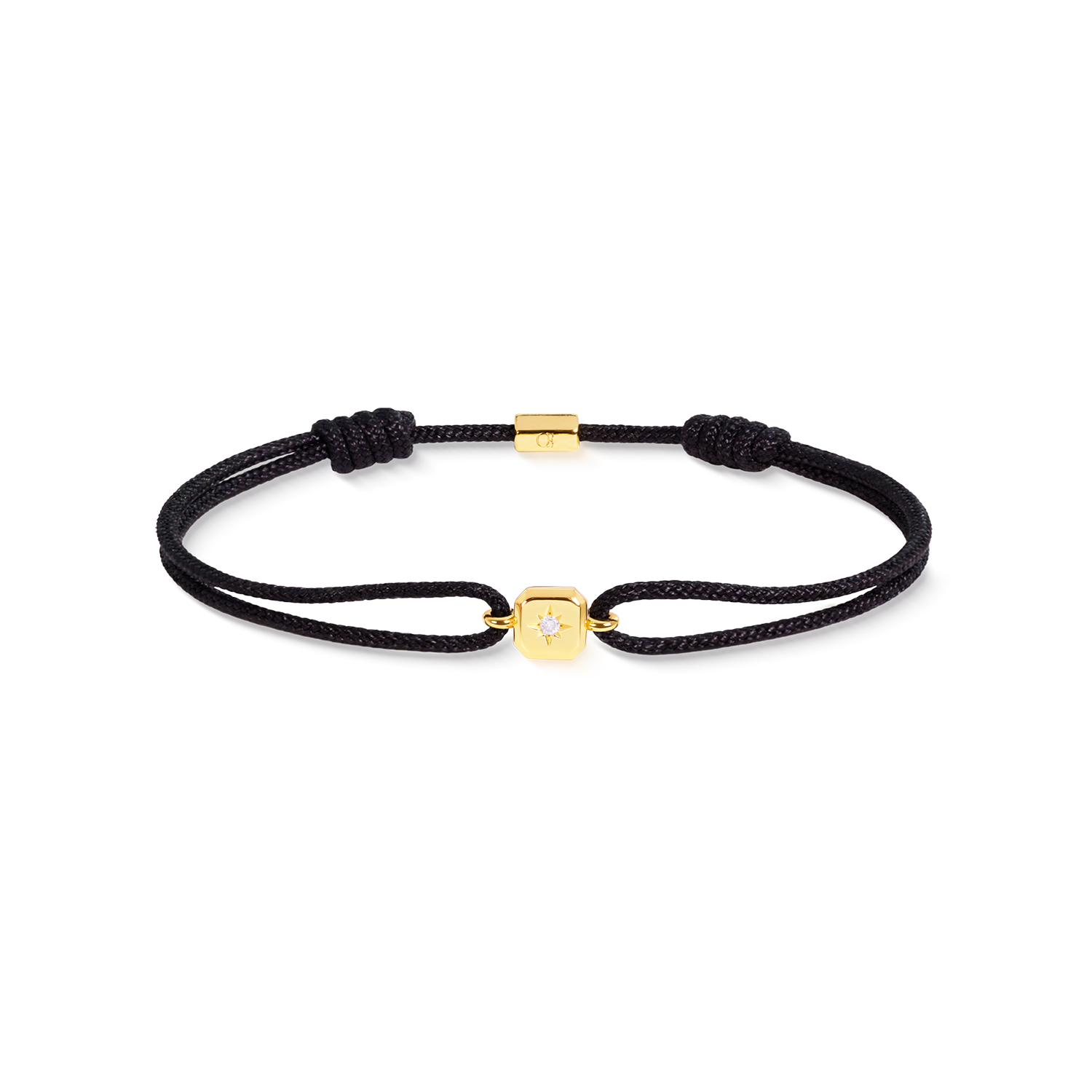 COEUR DE LION Fine Edition Bracelet Radiant noir-or – Vue de face