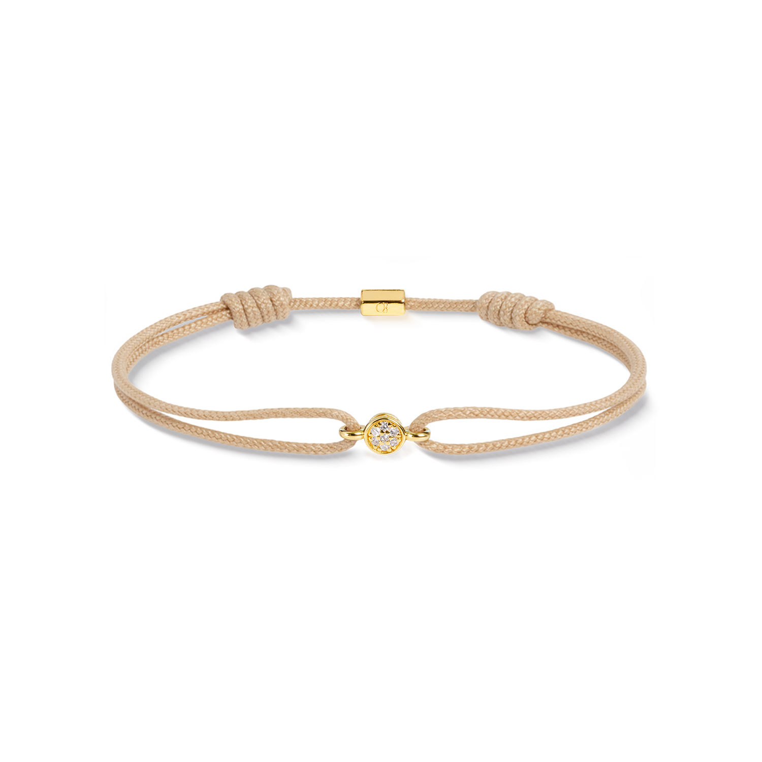 COEUR DE LION Fine Edition Bracelet Brilliant nude-or – Vue de face