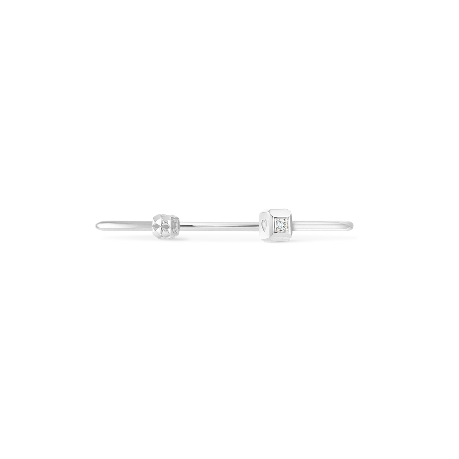 STATEMENT Collection bracelet rigide ouvert 17 cm argent