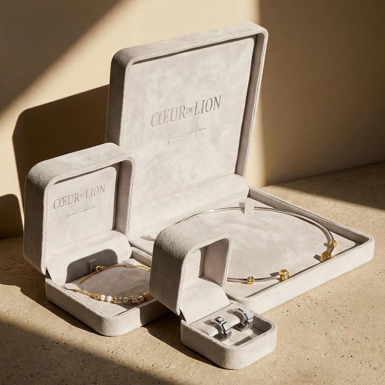 ELEMENTS Collection collier rigide bicolore