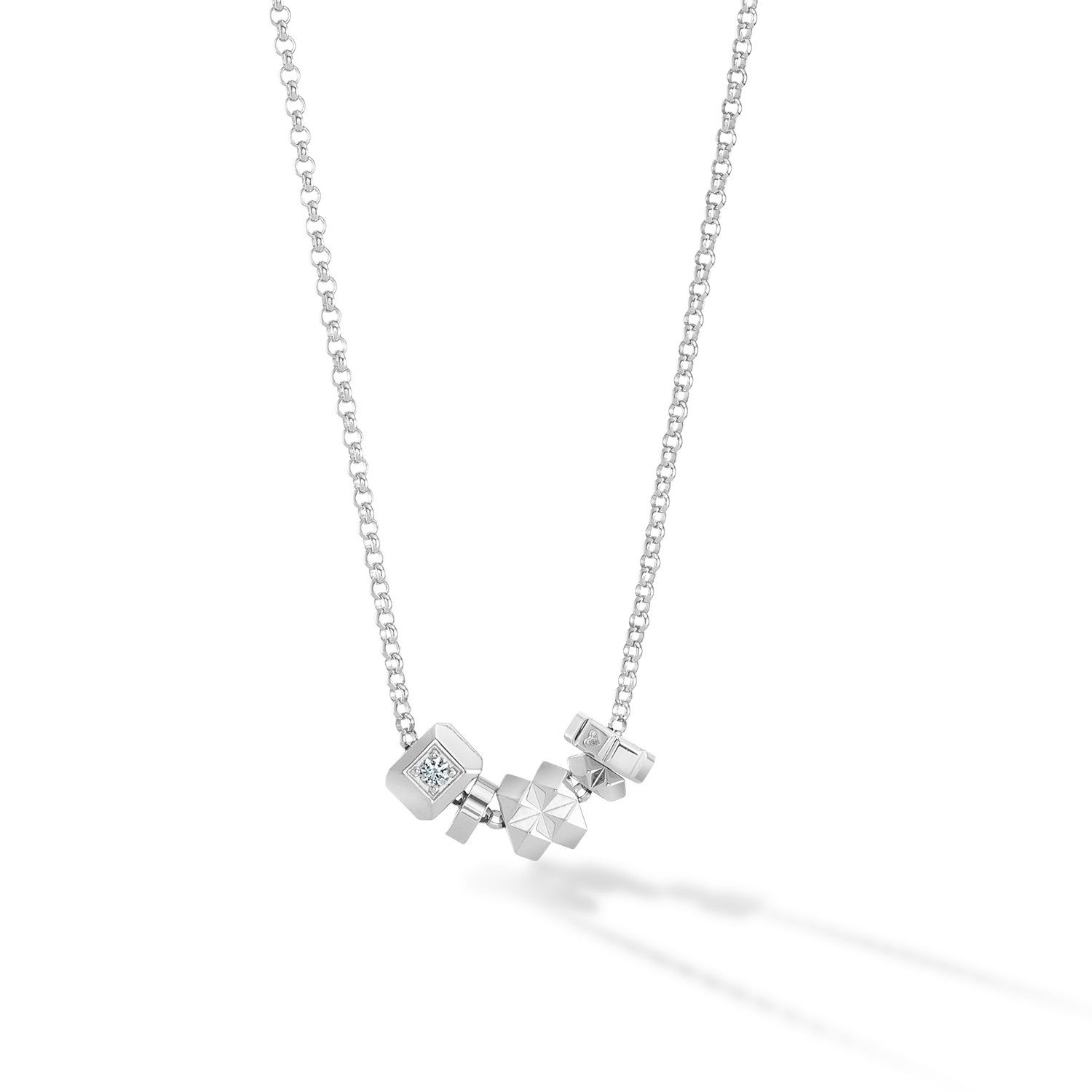 ELEMENTS Collection collier argent