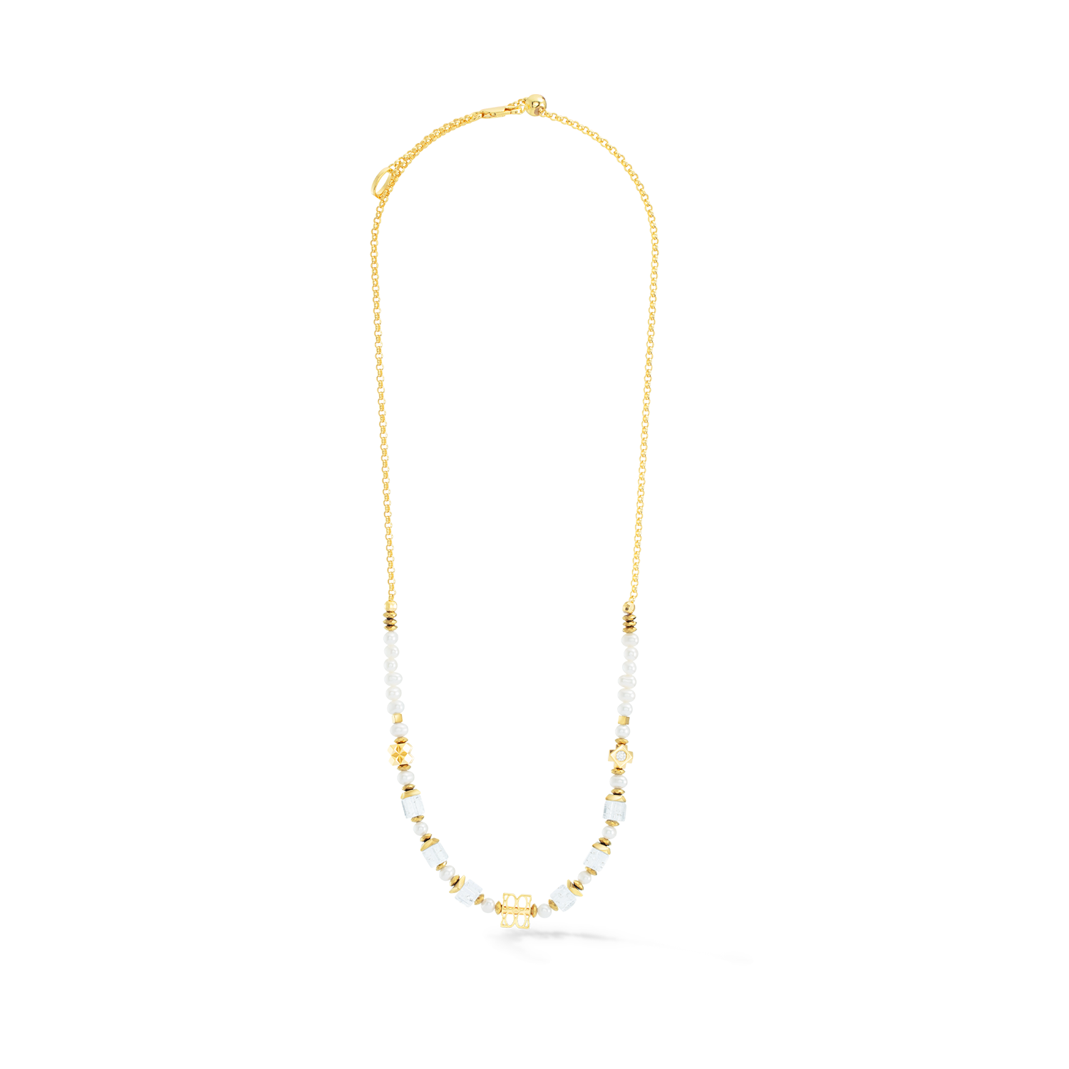ICONIC Collection Signature collier or-blanc