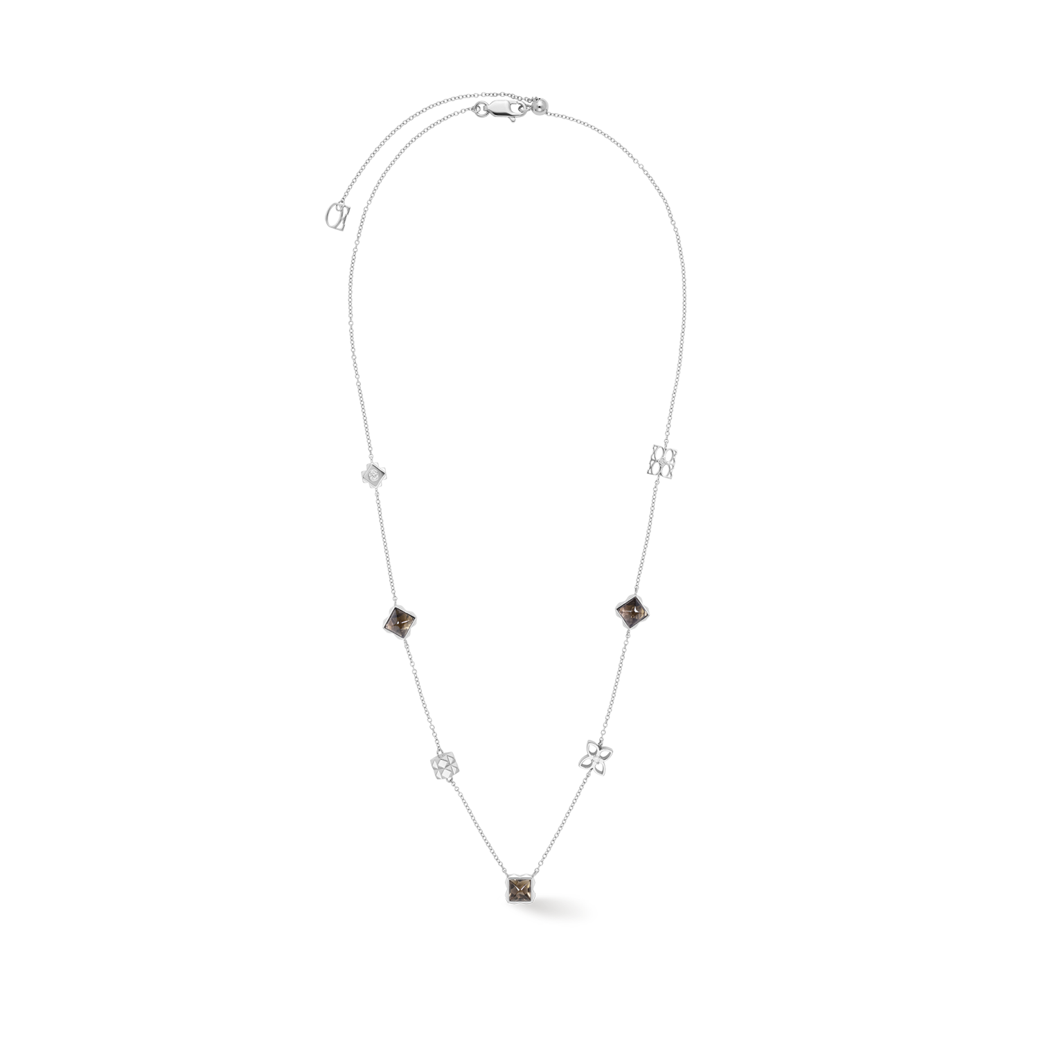 COEUR DE LION STATION Collection Collier Slider gris-argent – Vue de face