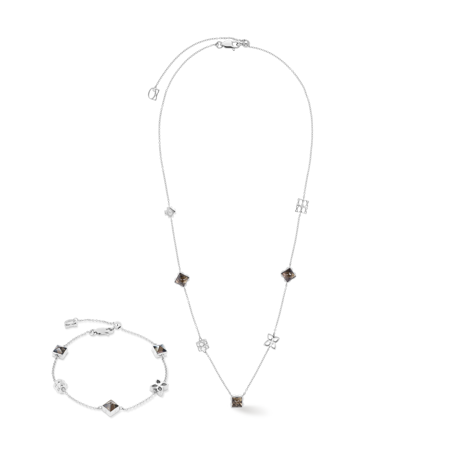 COEUR DE LION STATION Collection Bracelet Slider gris-argent – Photo ensemble
