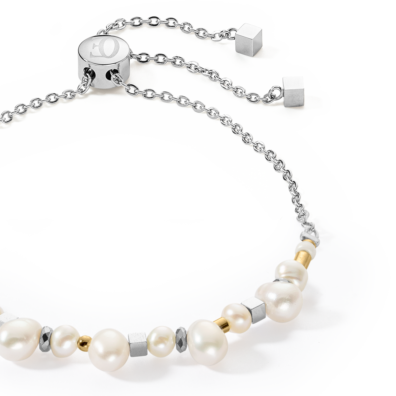 Dancing perles d'eau Douce Bracelet Bicolor