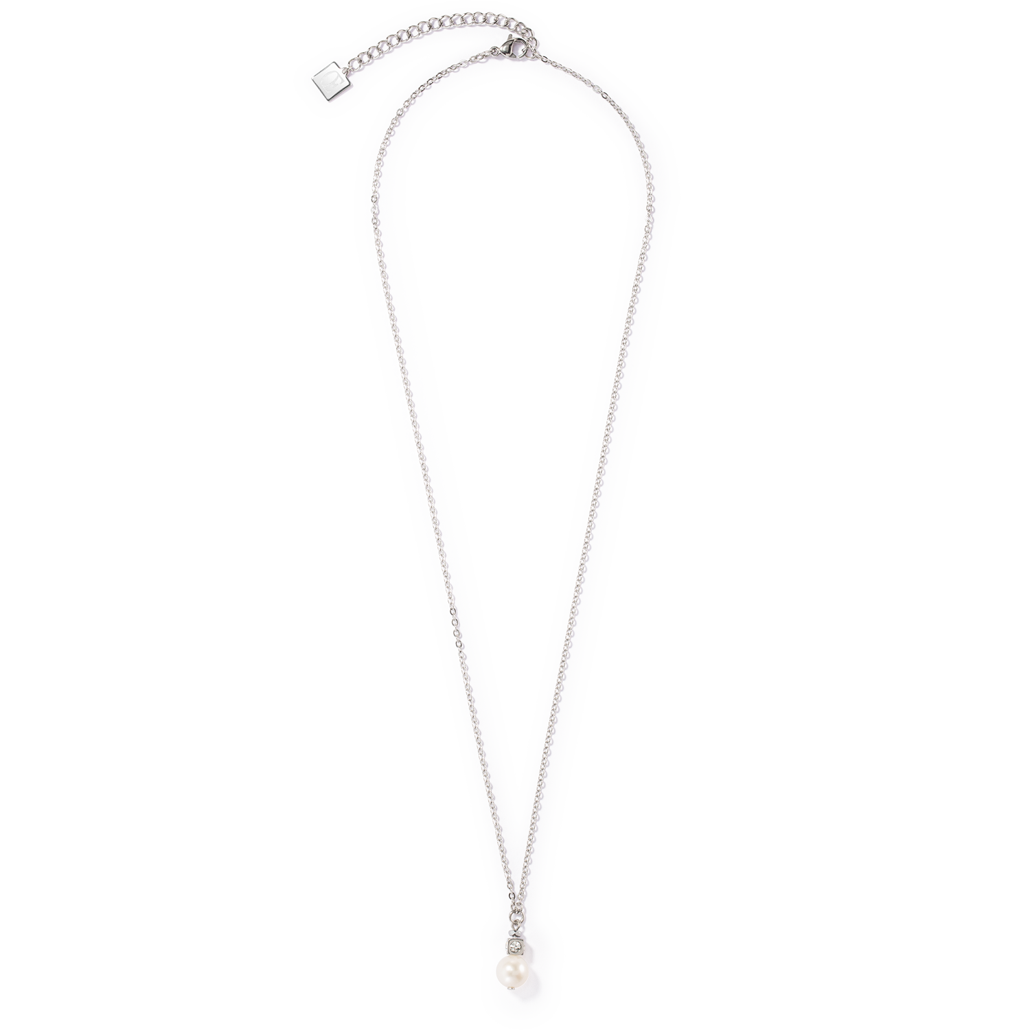 Collier Solitaire Perle d'eau douce argent