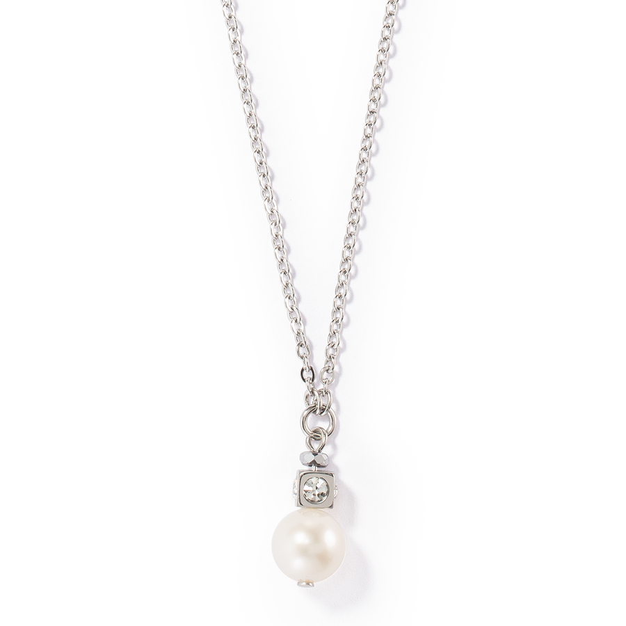Collier Solitaire Perle d'eau douce argent