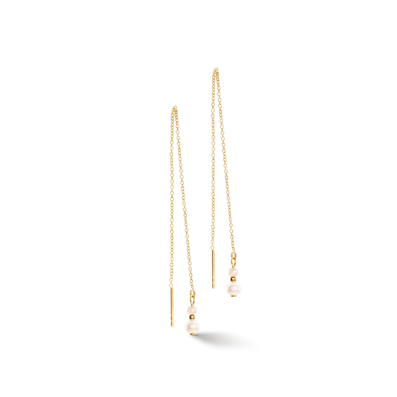Earrings Y Fairy Perle d'eau douce or