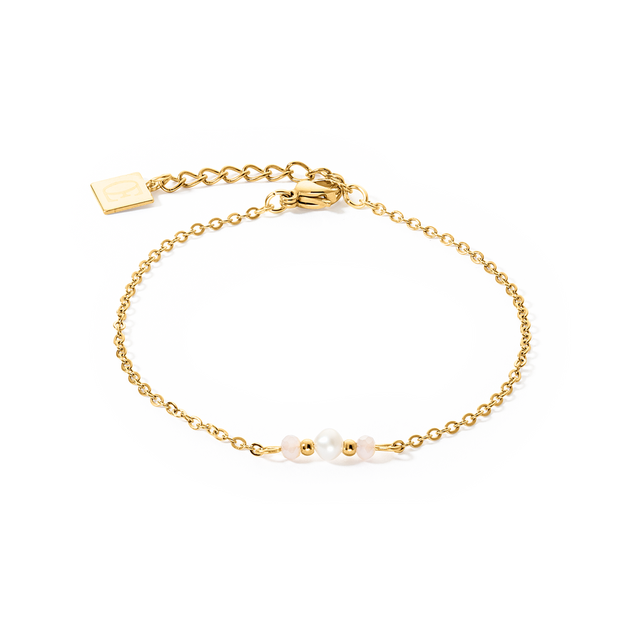 Bracelet Y Fairy Perle d'eau douce or