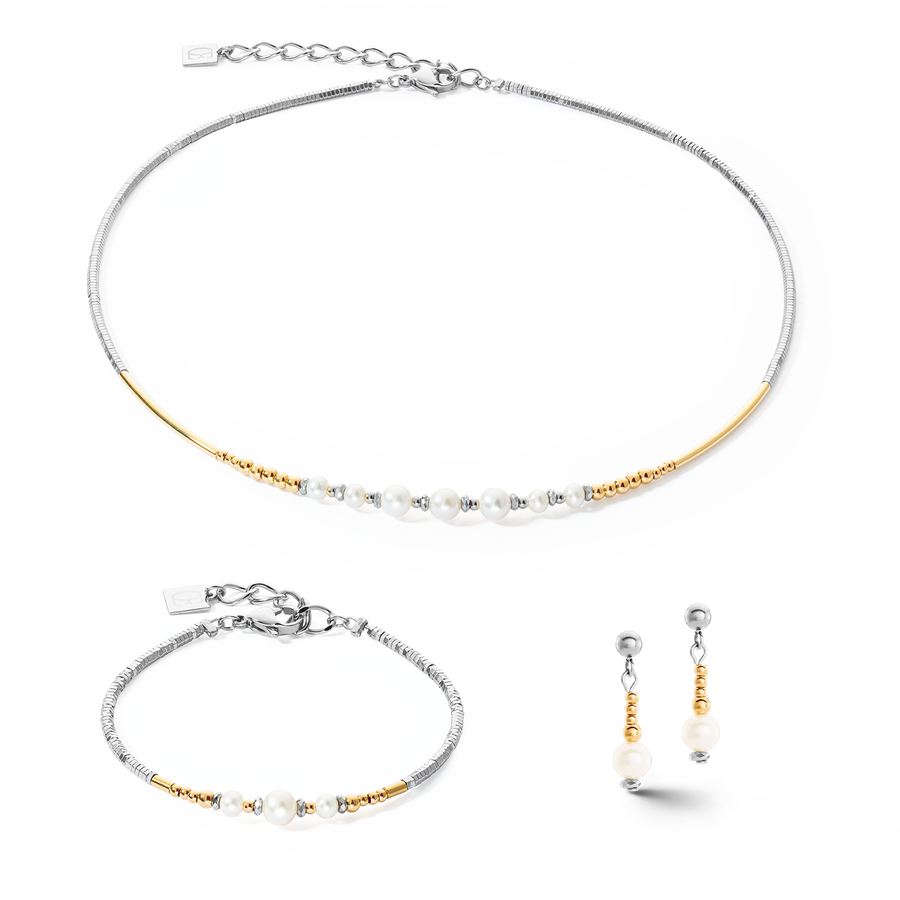 Collier Classic Princess Perles d'eau douce bicolores