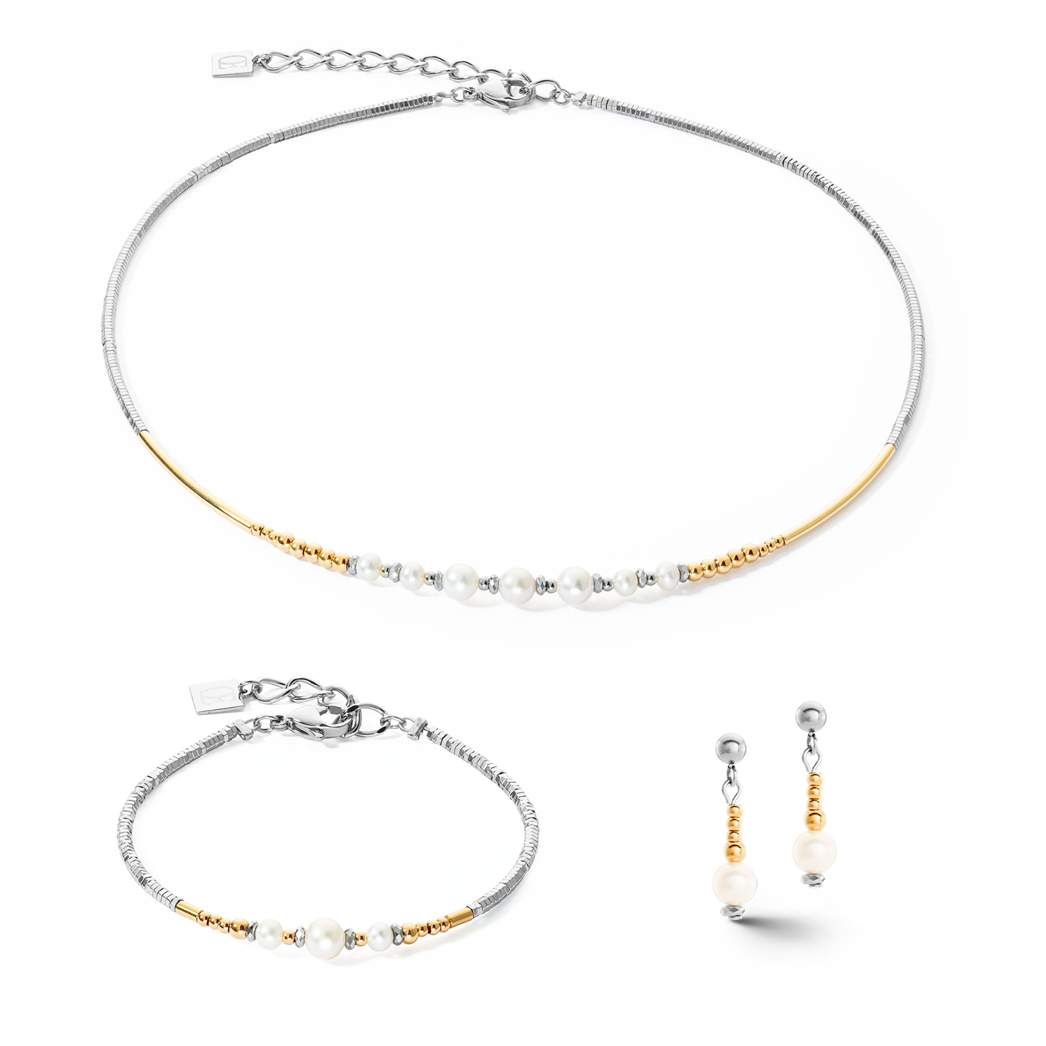 Collier Classic Princess Perles d'eau douce bicolores