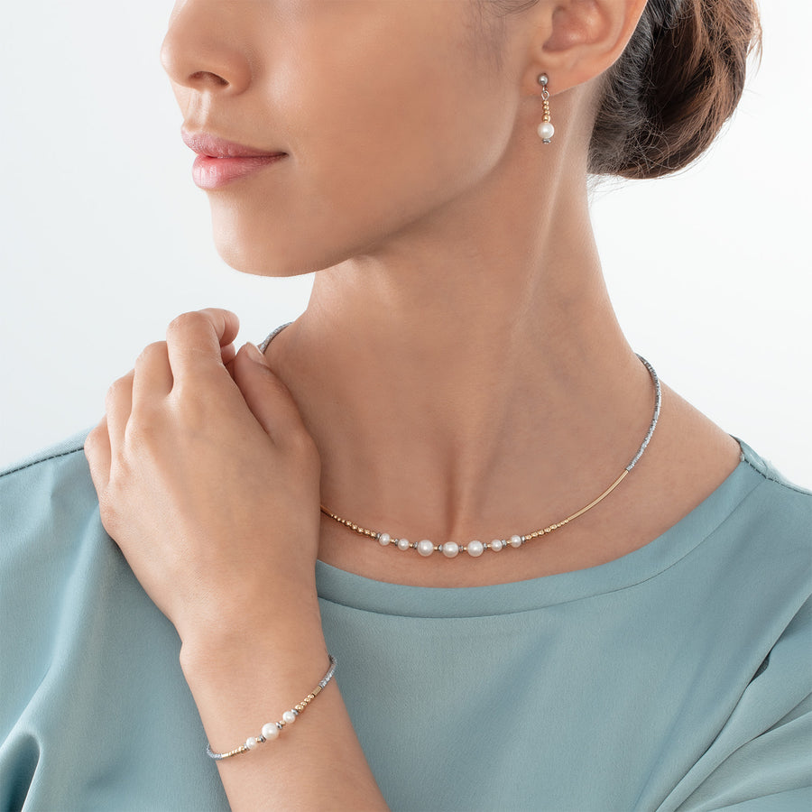 Collier Classic Princess Perles d'eau douce bicolores