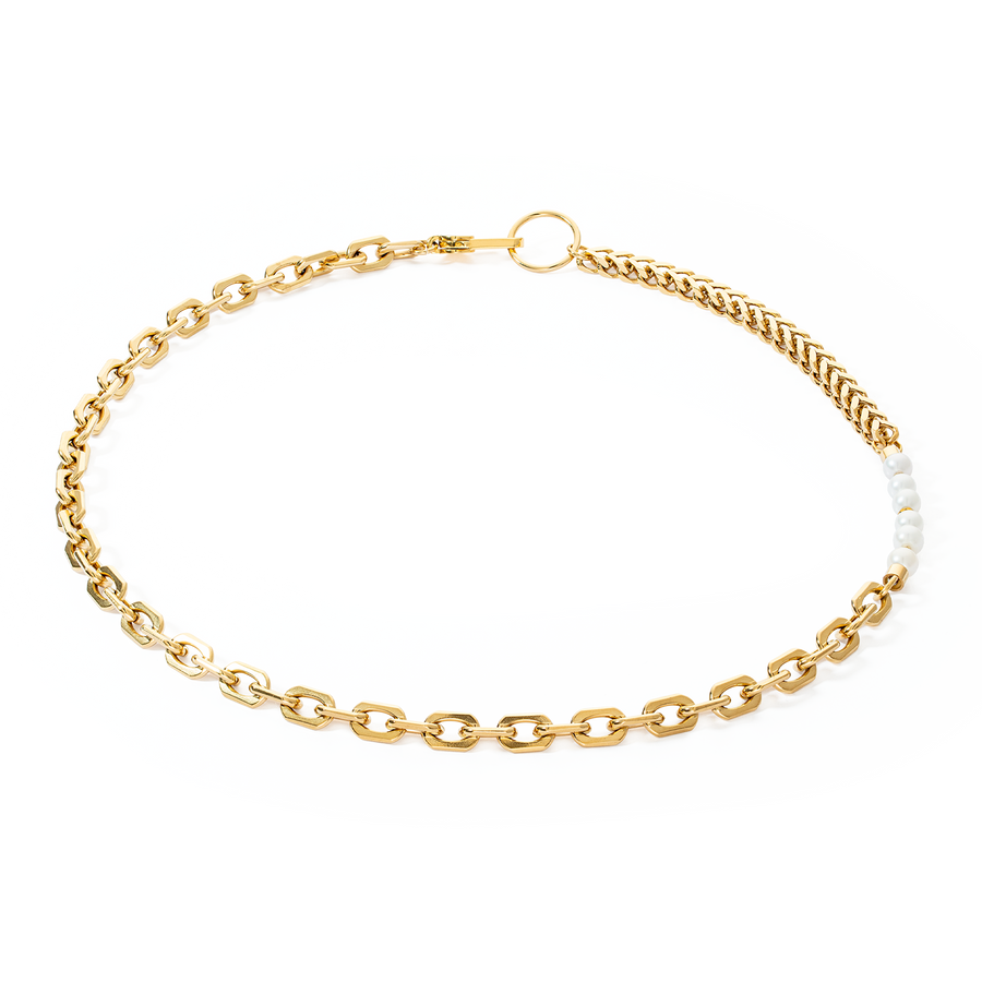 Collier Shape Shifter Perles d'eau douce or