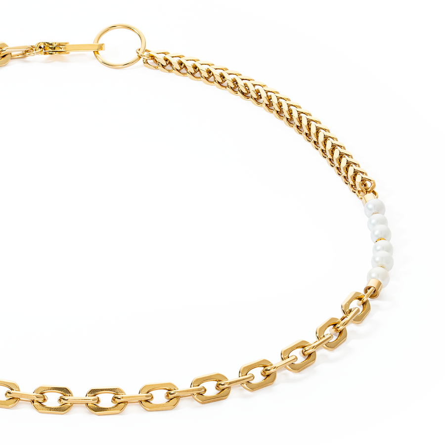Collier Shape Shifter Perles d'eau douce or