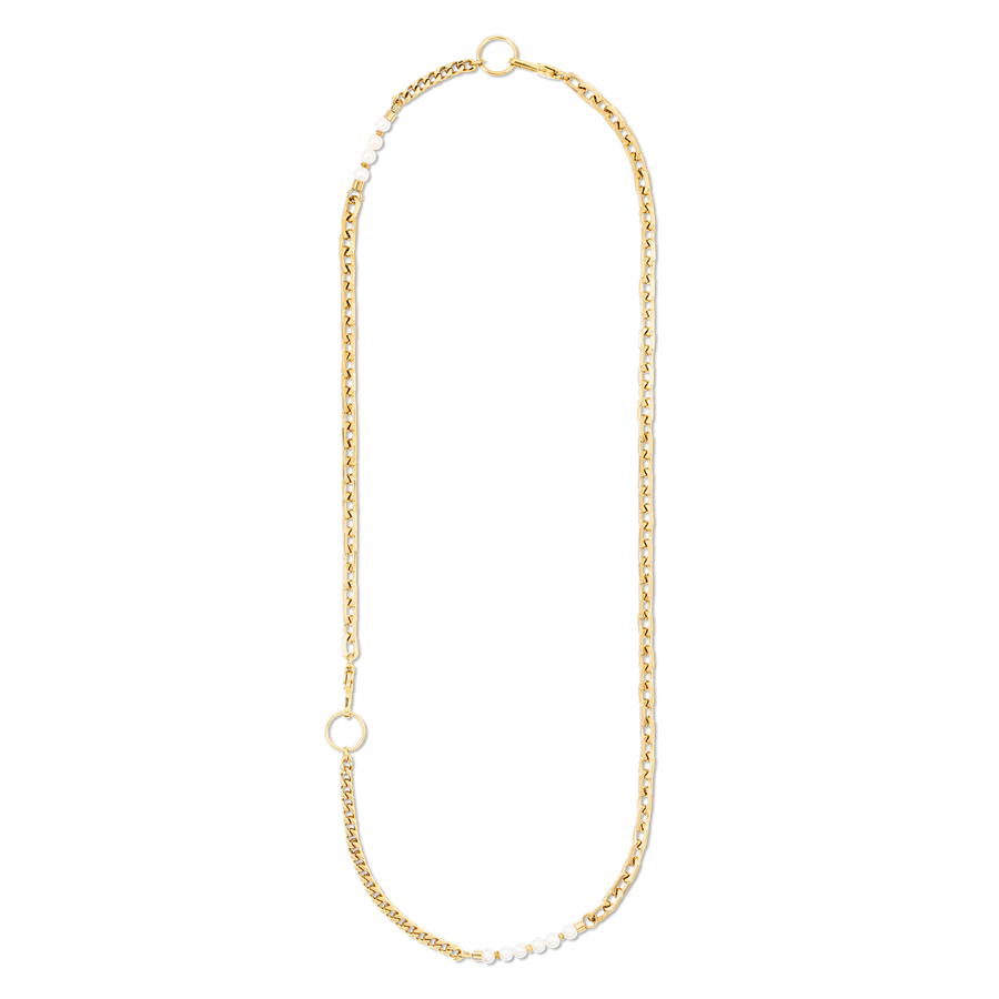 Collier Shape Shifter Perles d'eau douce or