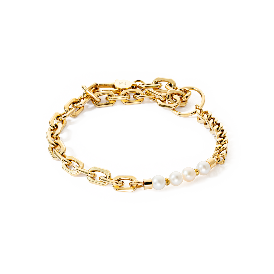 Bracelet Shape Shifter Perles d'eau douce or