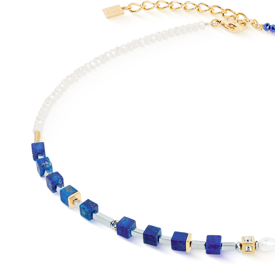 Collier Princess Fusion Pearls Lapis-lazuli