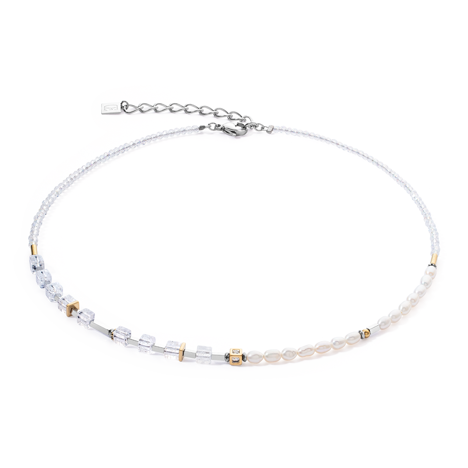 Collier Princess Fusion Pearls bicolor