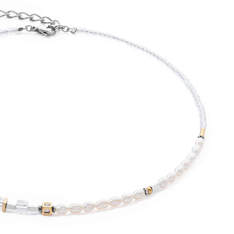Collier Princess Fusion Pearls bicolor