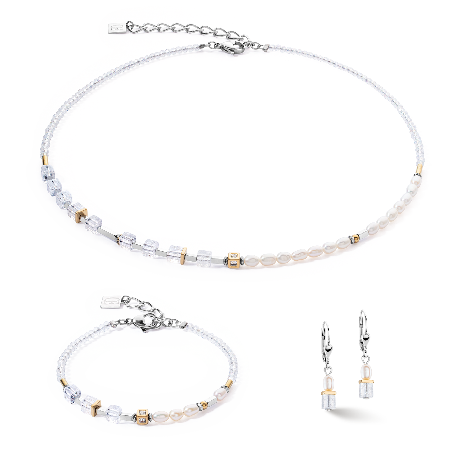 Collier Princess Fusion Pearls bicolor