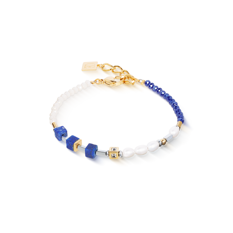 Bracelet Princess Fusion Pearls Lapis-lazuli