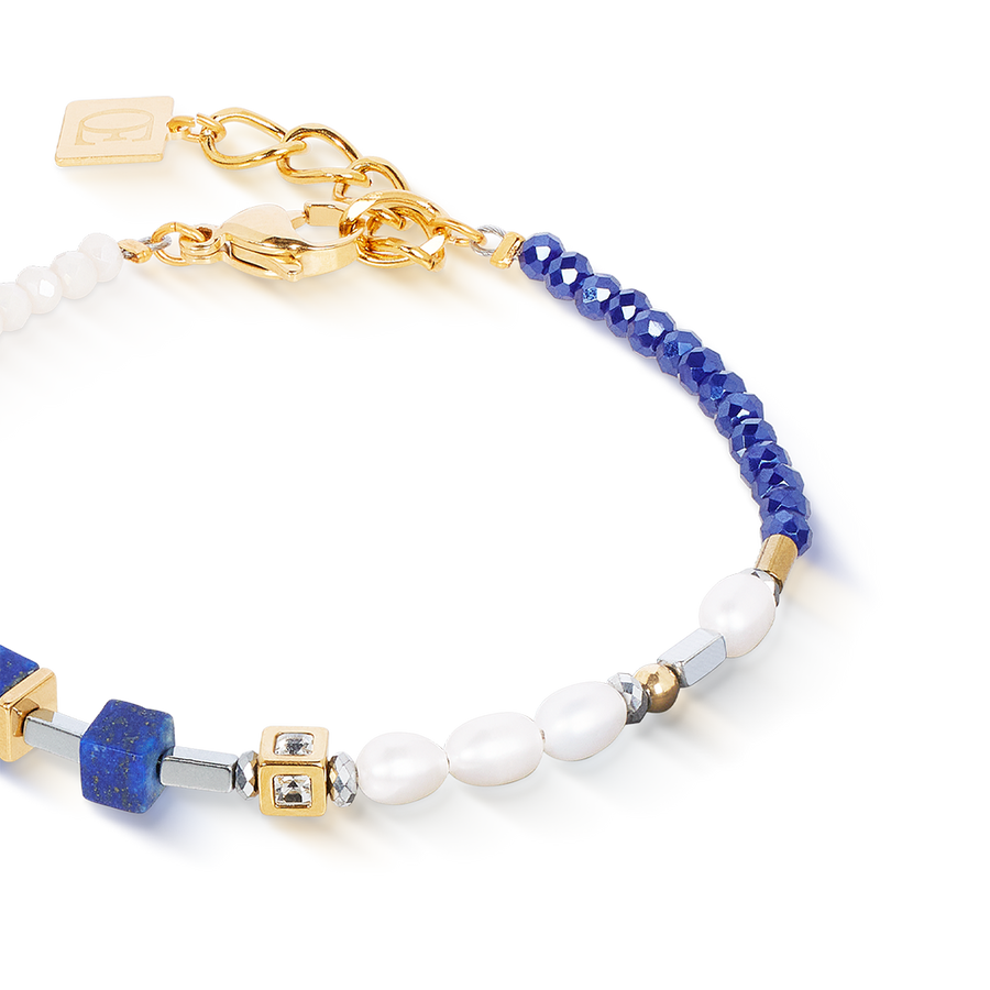 Bracelet Princess Fusion Pearls Lapis-lazuli