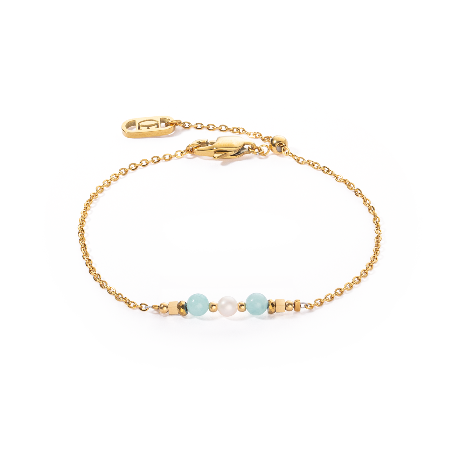 Bracelet Princess Pearls or-vert