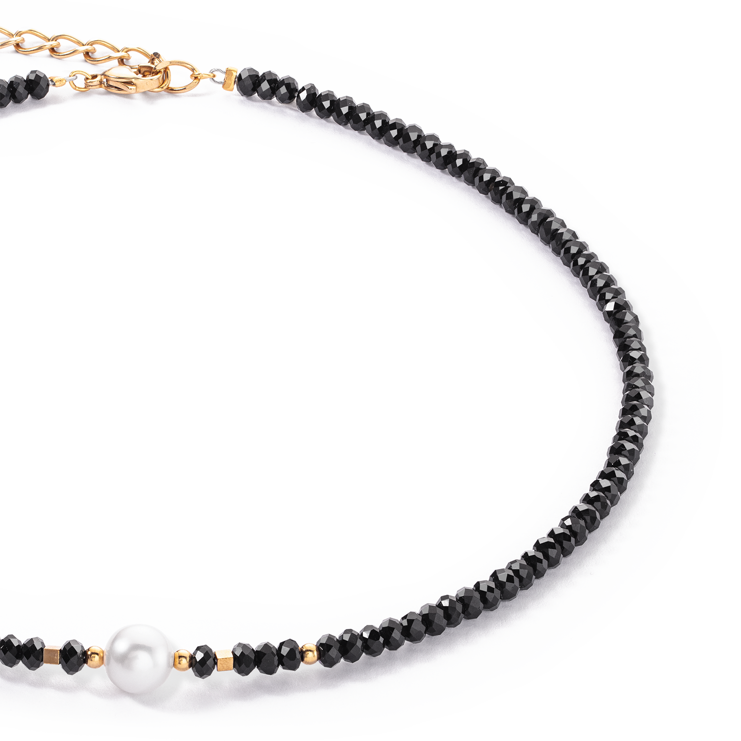 Collier Mystic Pearl or-noir