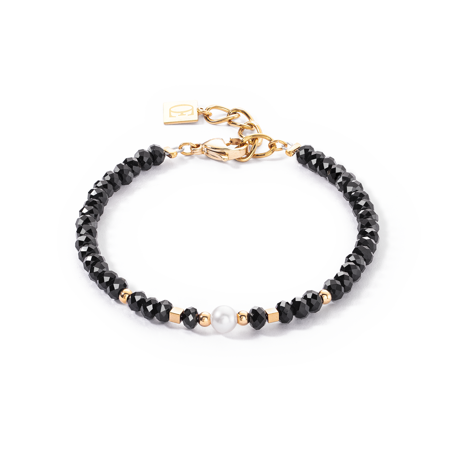 Bracelet Mystic Pearl or-noir