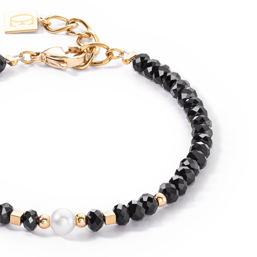 Bracelet Mystic Pearl or-noir